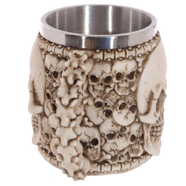 Decorative Tankard - Multi Skull with Skull Emblem - Image 4