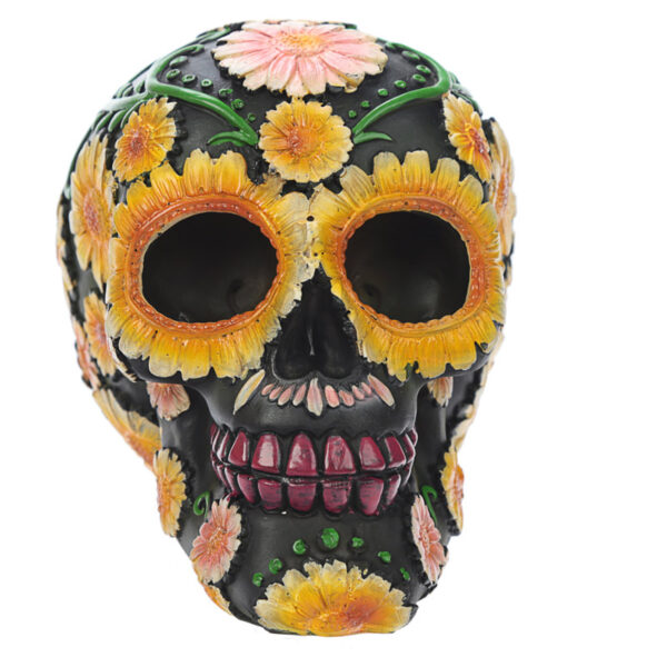 Fantasy Day of the Dead Daisy Skull - Image 2