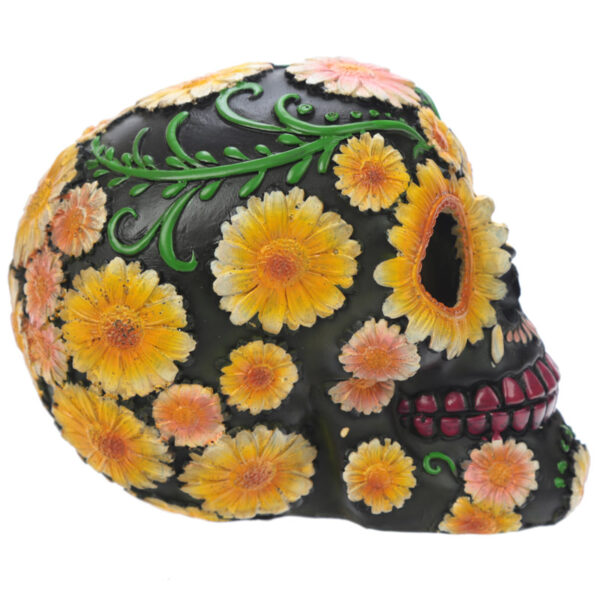 Fantasy Day of the Dead Daisy Skull - Image 4