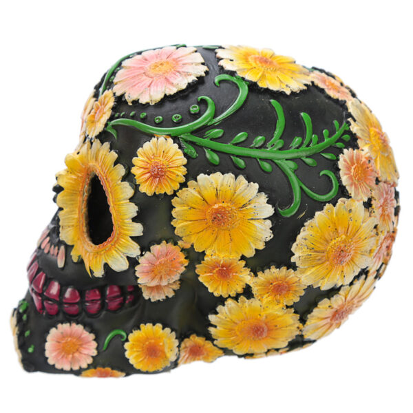 Fantasy Day of the Dead Daisy Skull - Image 6