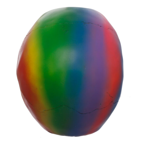 Gothic Rainbow Skull Ornament - Image 4