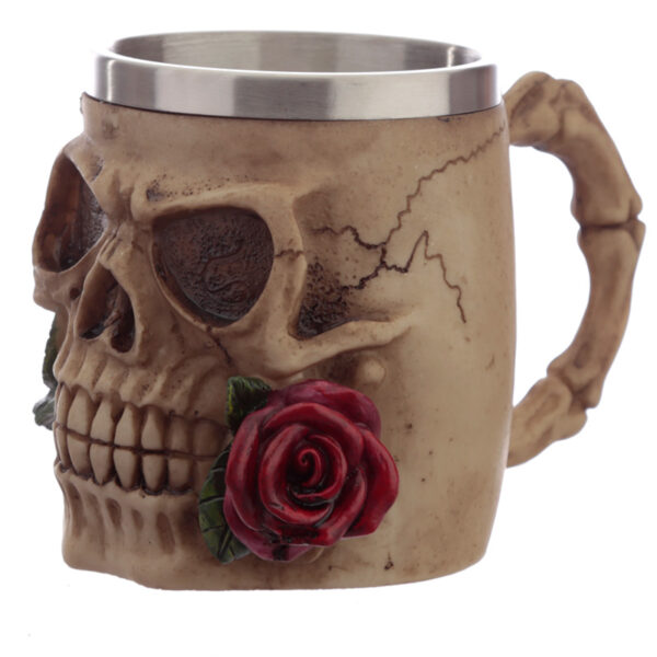 Decorative Tankard - Skulls and Roses - Image 2
