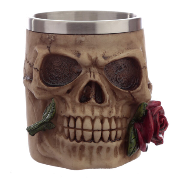 Decorative Tankard - Skulls and Roses - Image 3