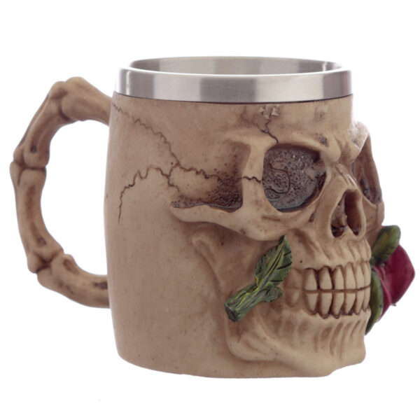 Decorative Tankard - Skulls and Roses - Image 4