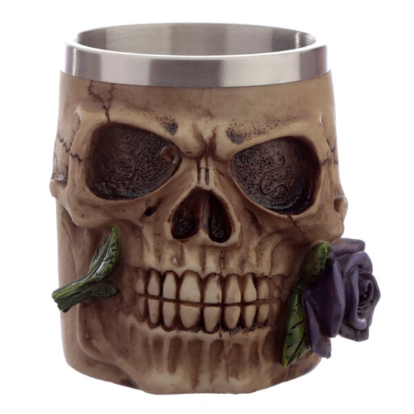 Decorative Tankard - Skulls and Roses - Image 6