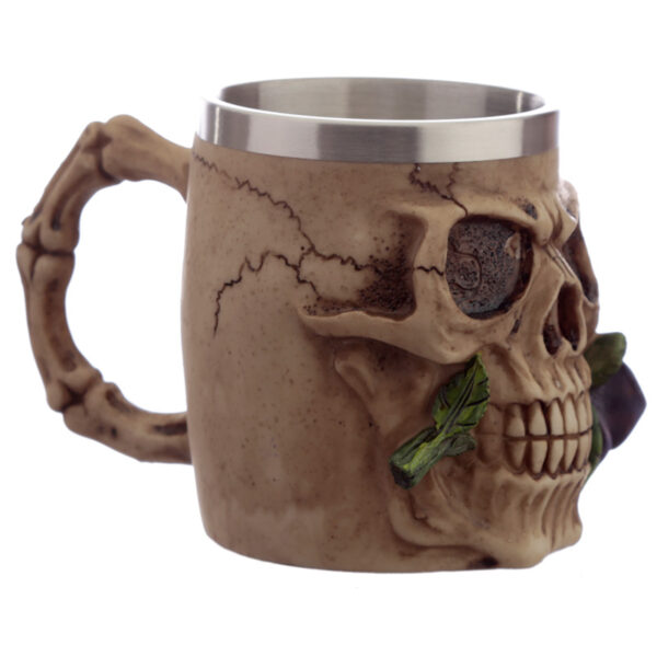 Decorative Tankard - Skulls and Roses - Image 7