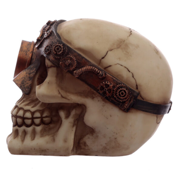 Fantasy Steampunk Skull Ornament - Image 5