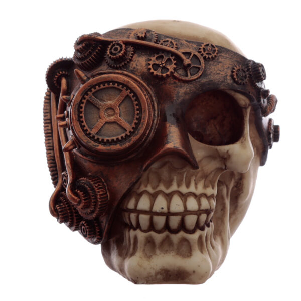 Fantasy Steampunk Skull Ornament - Image 6