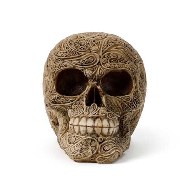 Damask Skull Ornament - Image 2