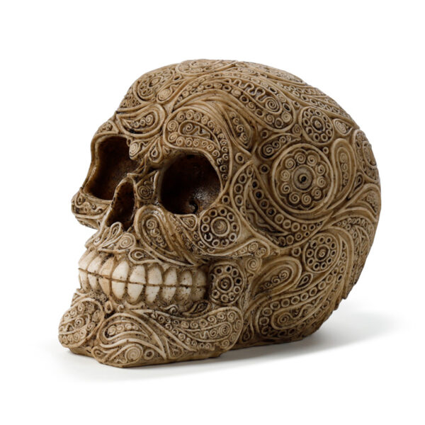 Damask Skull Ornament - Image 3