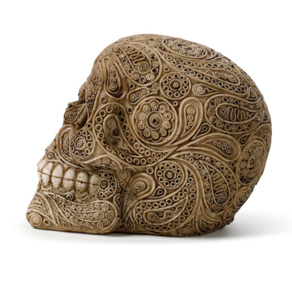Damask Skull Ornament - Image 4