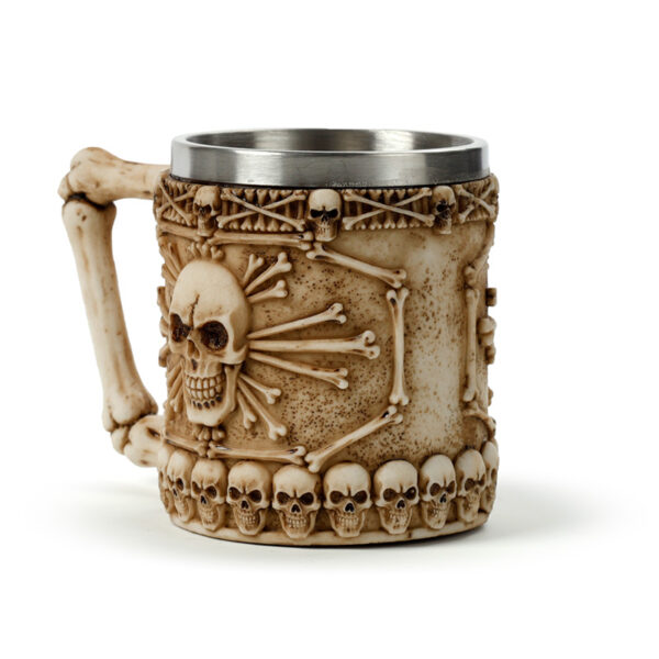 Decorative Tankard - Skull & Bone - Image 6