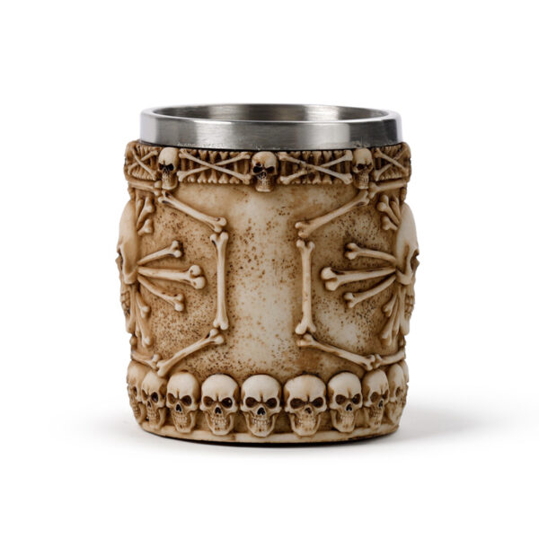 Decorative Tankard - Skull & Bone - Image 7