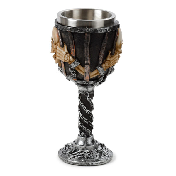 Decorative Goblet - Skull in Chains - Image 3