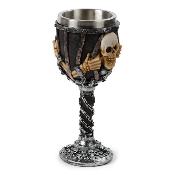 Decorative Goblet - Skull in Chains - Image 4