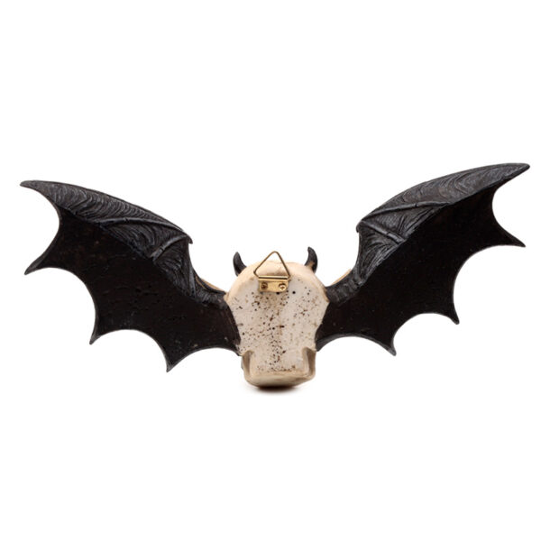 Gothic Wall Plaque - Devil Bat Skull - Image 5