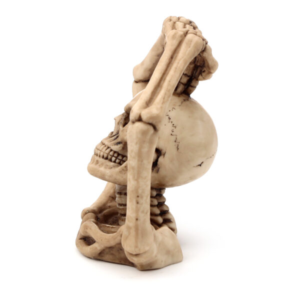Gothic Skull Decoration - Skull and Skeleton Arms Heart - Image 4