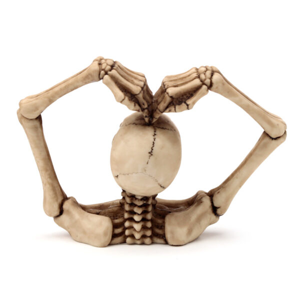 Gothic Skull Decoration - Skull and Skeleton Arms Heart - Image 5