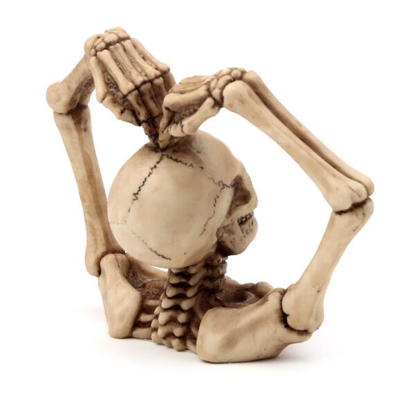 Gothic Skull Decoration - Skull and Skeleton Arms Heart - Image 6