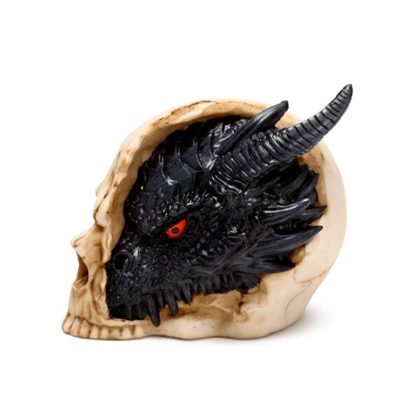 Shadows of Darkness Dragon - Black Dragon in Skull Small - Image 2