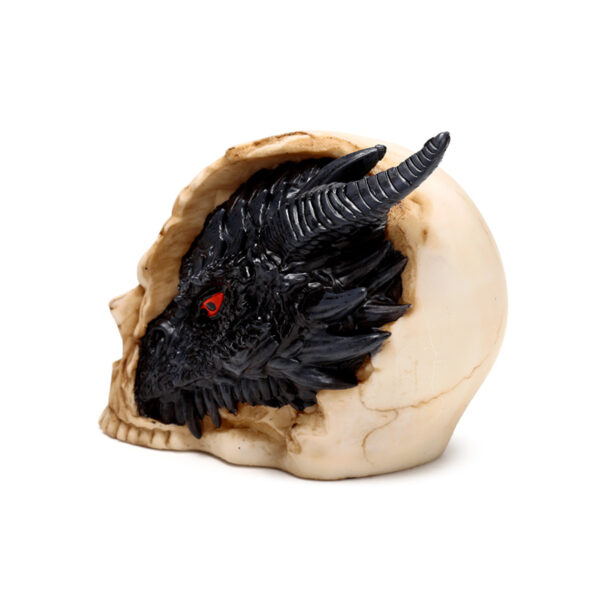 Shadows of Darkness Dragon - Black Dragon in Skull Small - Image 4