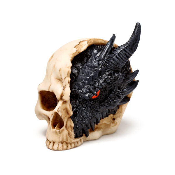 Shadows of Darkness Dragon - Black Dragon in Skull Small - Image 8