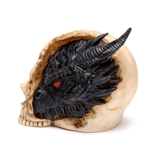 Shadows of Darkness Dragon - Black Dragon in Skull Large - Image 2