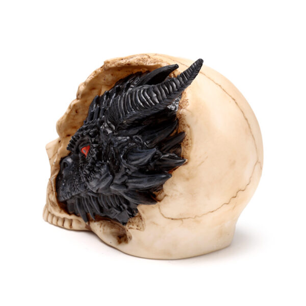 Shadows of Darkness Dragon - Black Dragon in Skull Large - Image 4