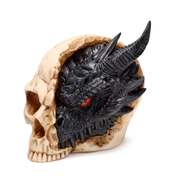 Shadows of Darkness Dragon - Black Dragon in Skull Large - Image 8