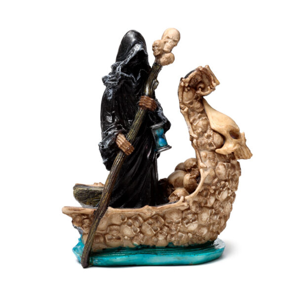 Decorative LED Ornament - The Reaper Boat of Skulls - Image 7