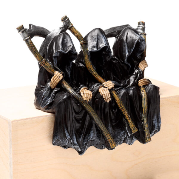 Decorative Ornament - The Reaper Seated on a Bench - Image 2