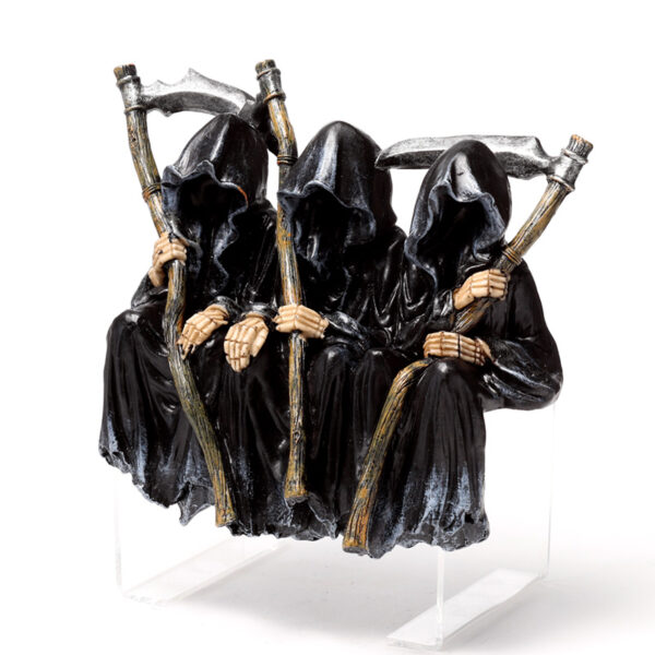 Decorative Ornament - The Reaper Seated on a Bench - Image 4