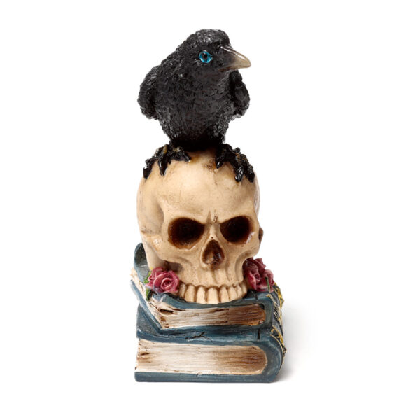 Decorative Ornament - Crow on Skull & Books - Image 8
