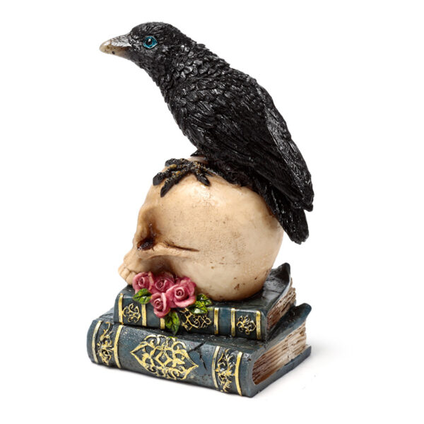 Decorative Ornament - Crow on Skull & Books - Image 10