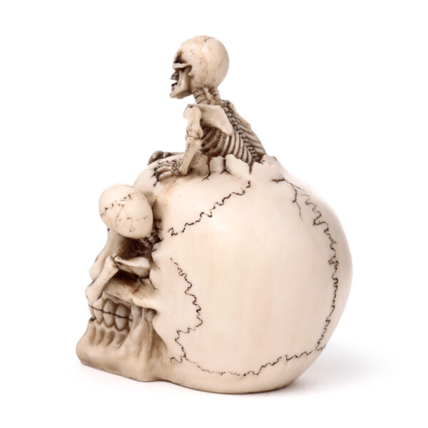 Decorative Ornament - Skull with Bursting Skeletons - Image 4