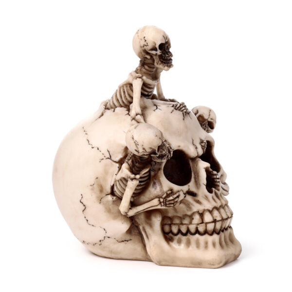 Decorative Ornament - Skull with Bursting Skeletons - Image 8