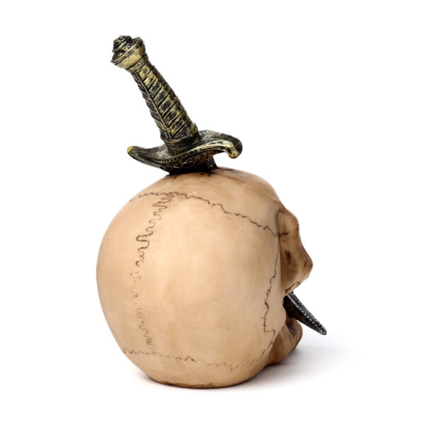 Decorative Ornament - Skull Pierced with Sword - Image 6