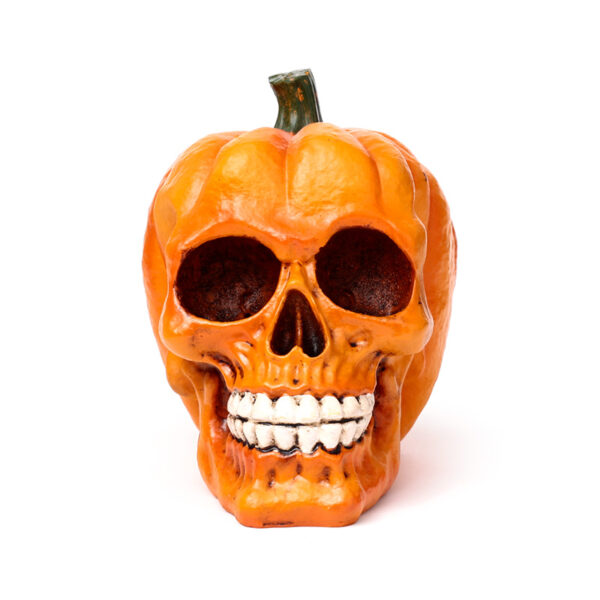 Decorative Ornament - Pumpkin Skull - Image 2