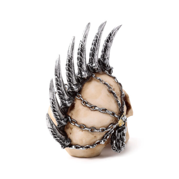 Decorative Ornament - Punk Skull with Chains & Blades Mohican - Image 6
