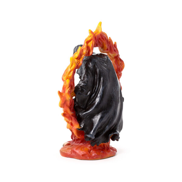 Resin Tea Light Holder - The Reaper of Death Ring of Fire - Image 4