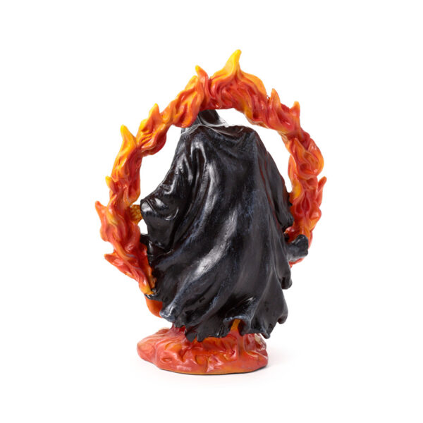 Resin Tea Light Holder - The Reaper of Death Ring of Fire - Image 5