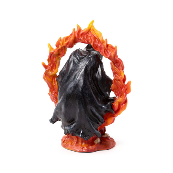 Resin Tea Light Holder - The Reaper of Death Ring of Fire - Image 6