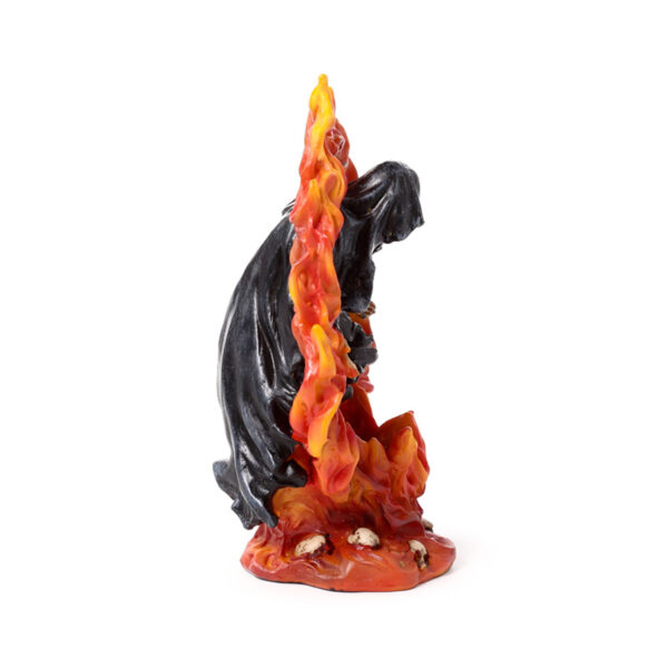 Resin Tea Light Holder - The Reaper of Death Ring of Fire - Image 7