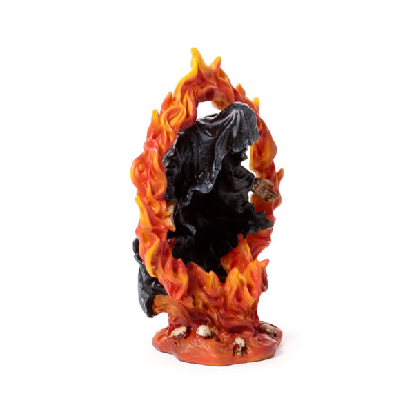Resin Tea Light Holder - The Reaper of Death Ring of Fire - Image 8