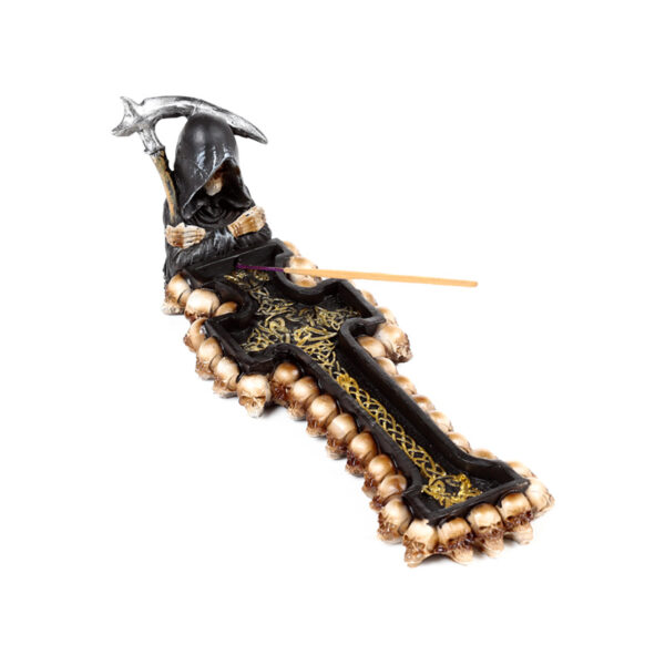 Decorative Incense Burner - Reaper Death Cross - Image 2