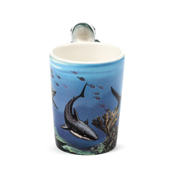Shaped Handle Ceramic Mug - Lisa Parker Shark - Image 7