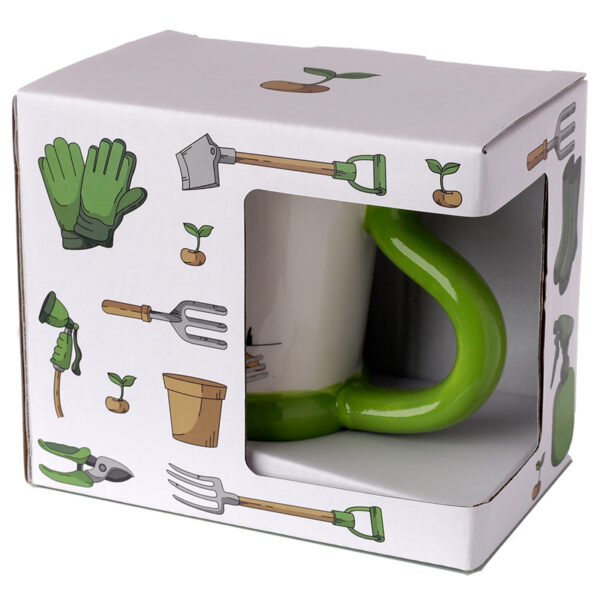 Shaped Handle Ceramic Mug - Garden Hose - Image 5