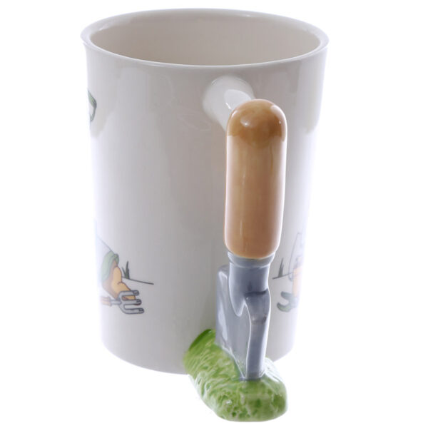 Shaped Handle Ceramic Mug - Garden Trowel - Image 3