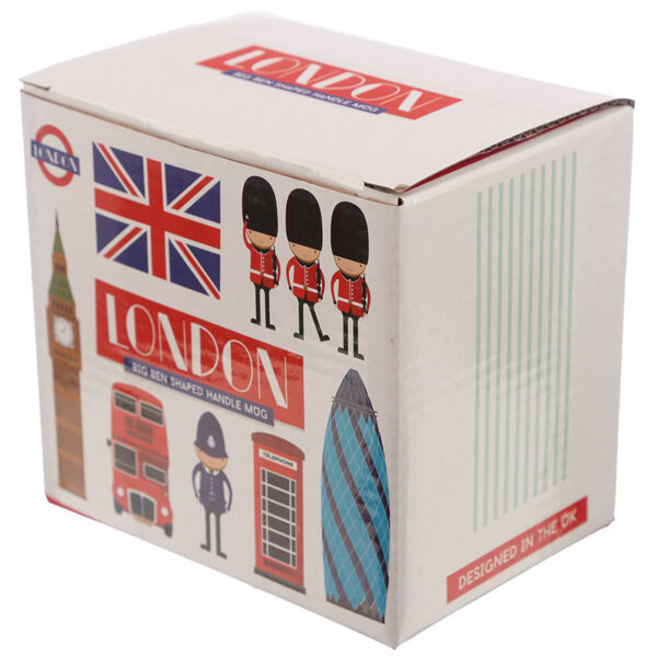 Shaped Handle Ceramic Mug - London Souvenir Big Ben - Image 6