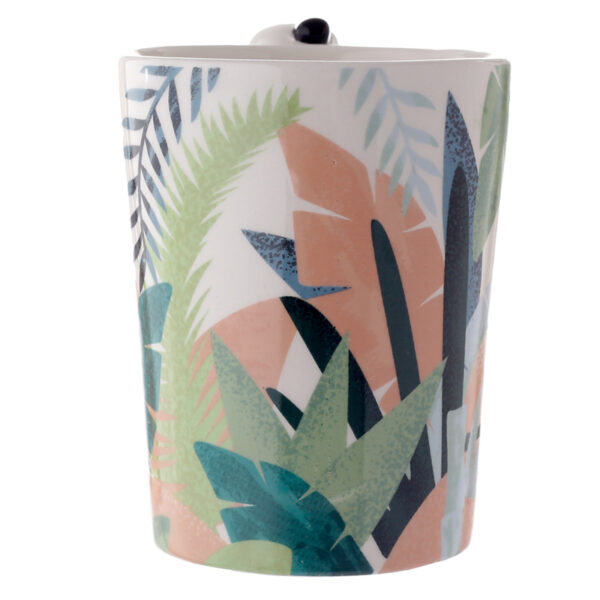 Shaped Handle Ceramic Mug - Pandarama Panda - Image 2